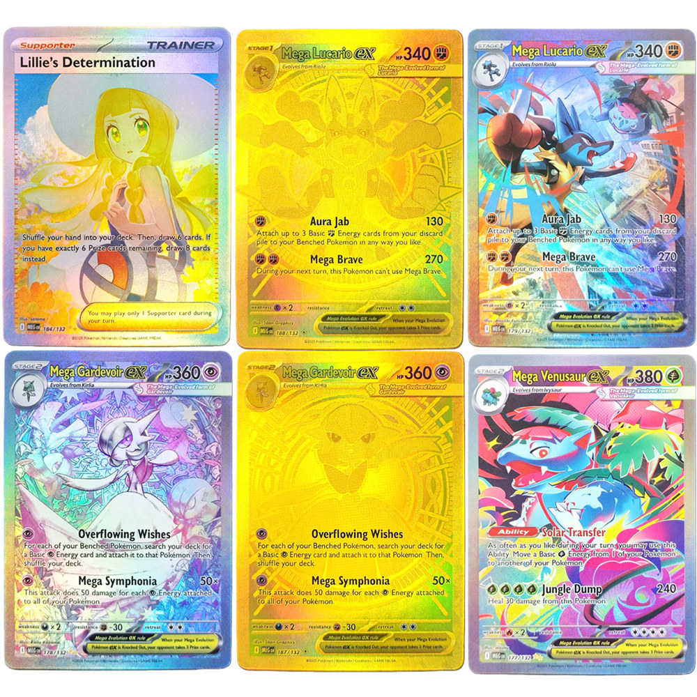 Pokemon Binder Card - Proxy Pokemon ME01 Mega Evolution Lucario