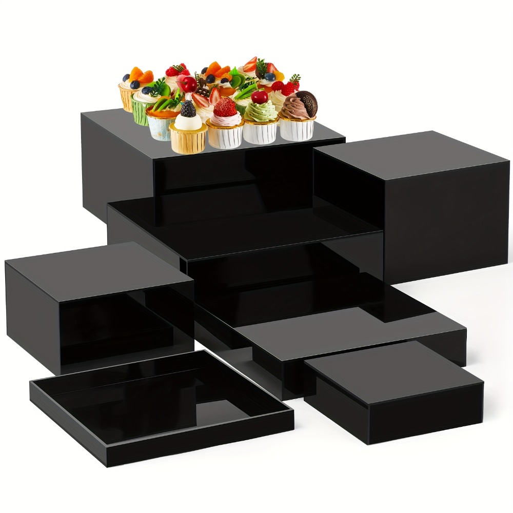 7pcs Buffet Risers Set Acrylic – обзор и цена Display Risers Set