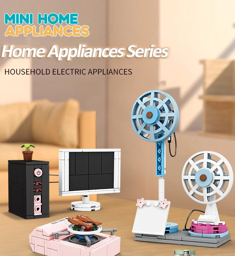 Pretend Play Home Appliance Bu – обзор и цена Building Block Mini