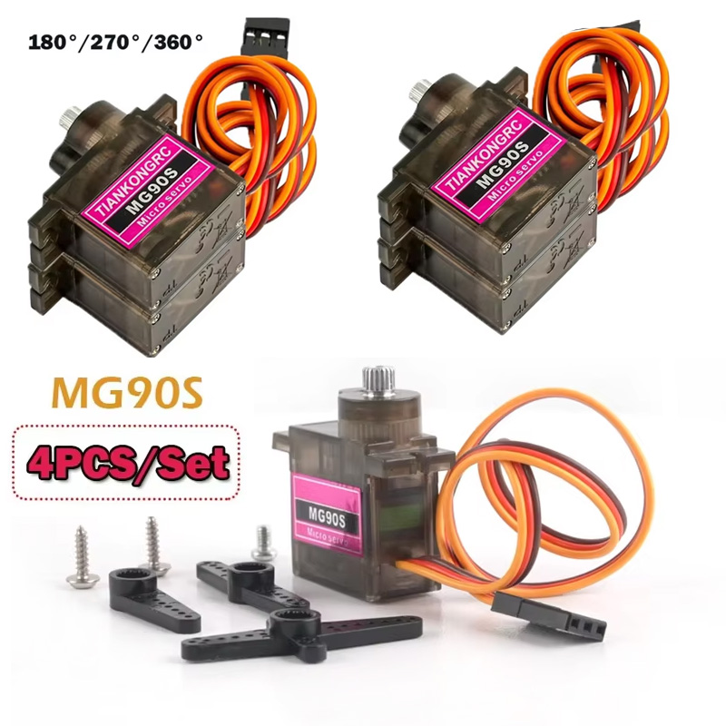 4PCS 9g MG90S All Metal Gear M – обзор и цена Model Airplane Plastic