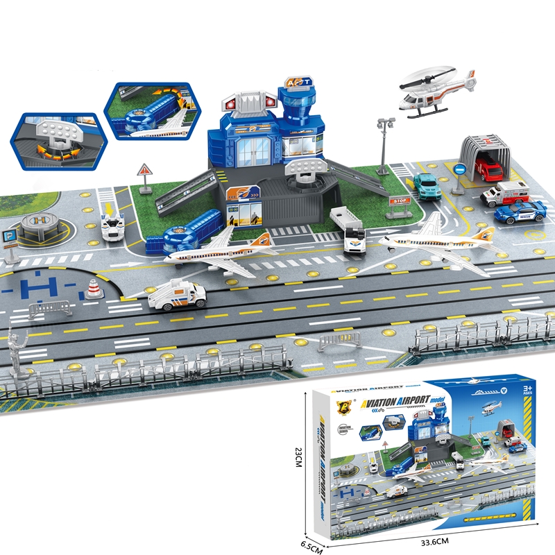 Children's Airport Scene Toy S – обзор и цена Model Airplane Plastic