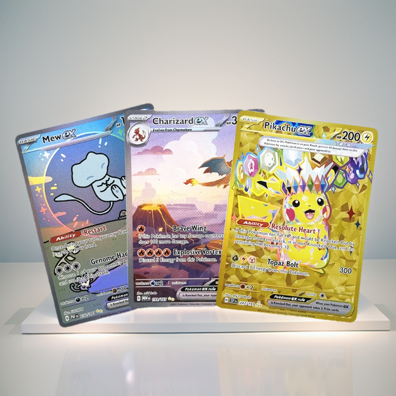 Foil PKM Single Cards Pikachu  – обзор и цена Pokemon Binder Card