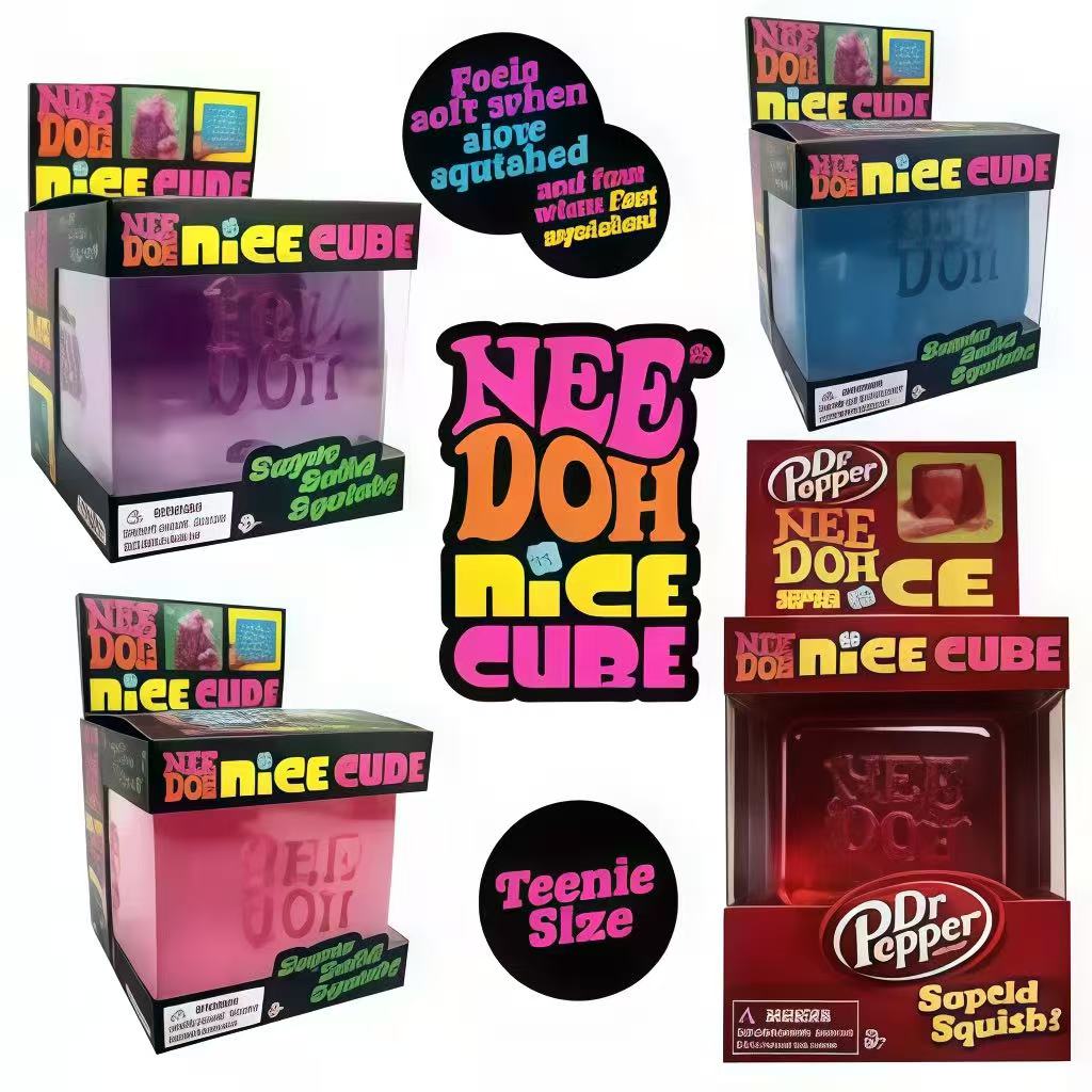 Dr Pepper x NeeDoh Nice Cube S – обзор и цена Fidget Cube Original