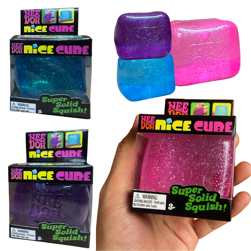 Schylling Nee Doh Glitter Cube – обзор и цена Fidget Cube Original