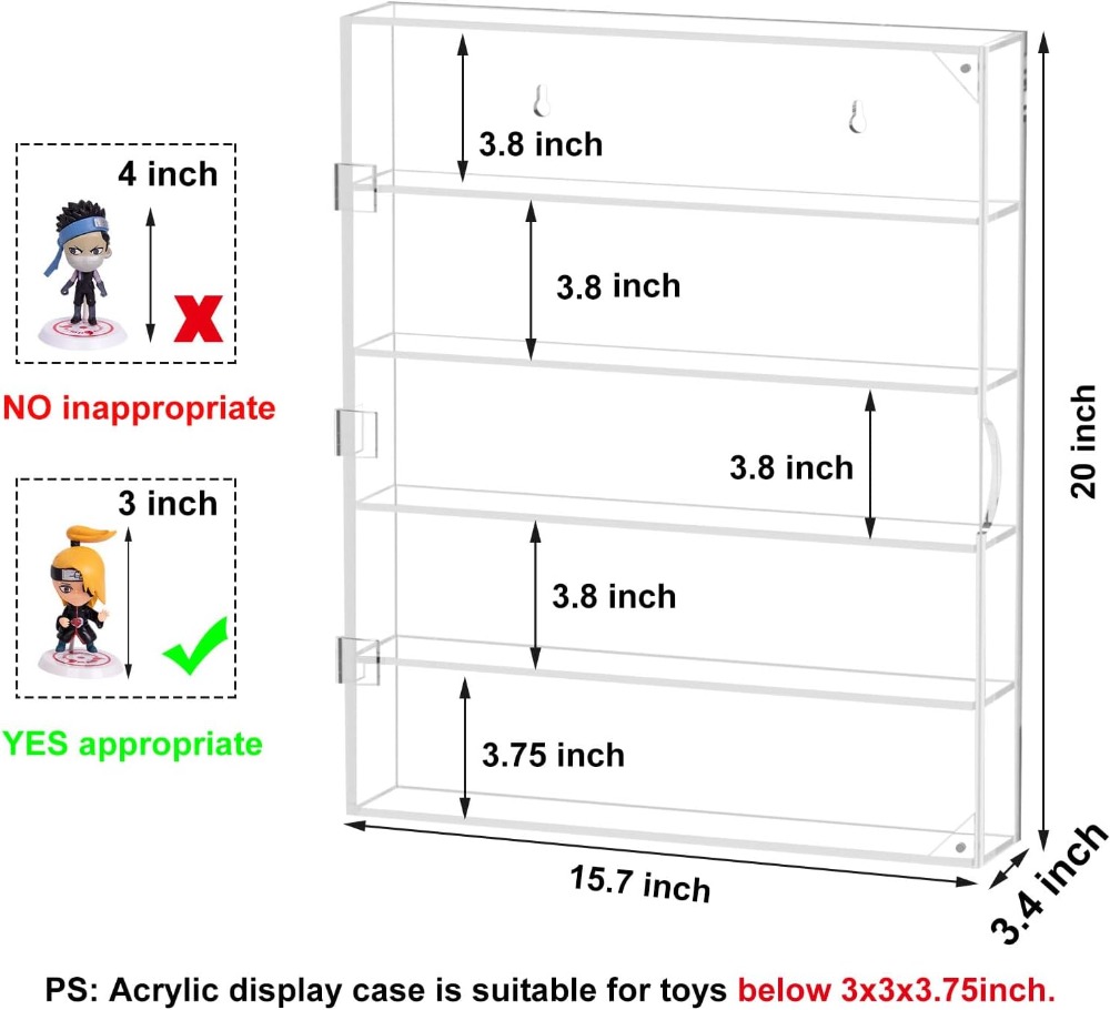 5-Tier Acrylic Display Case fo – обзор и цена Display Case Acrylic