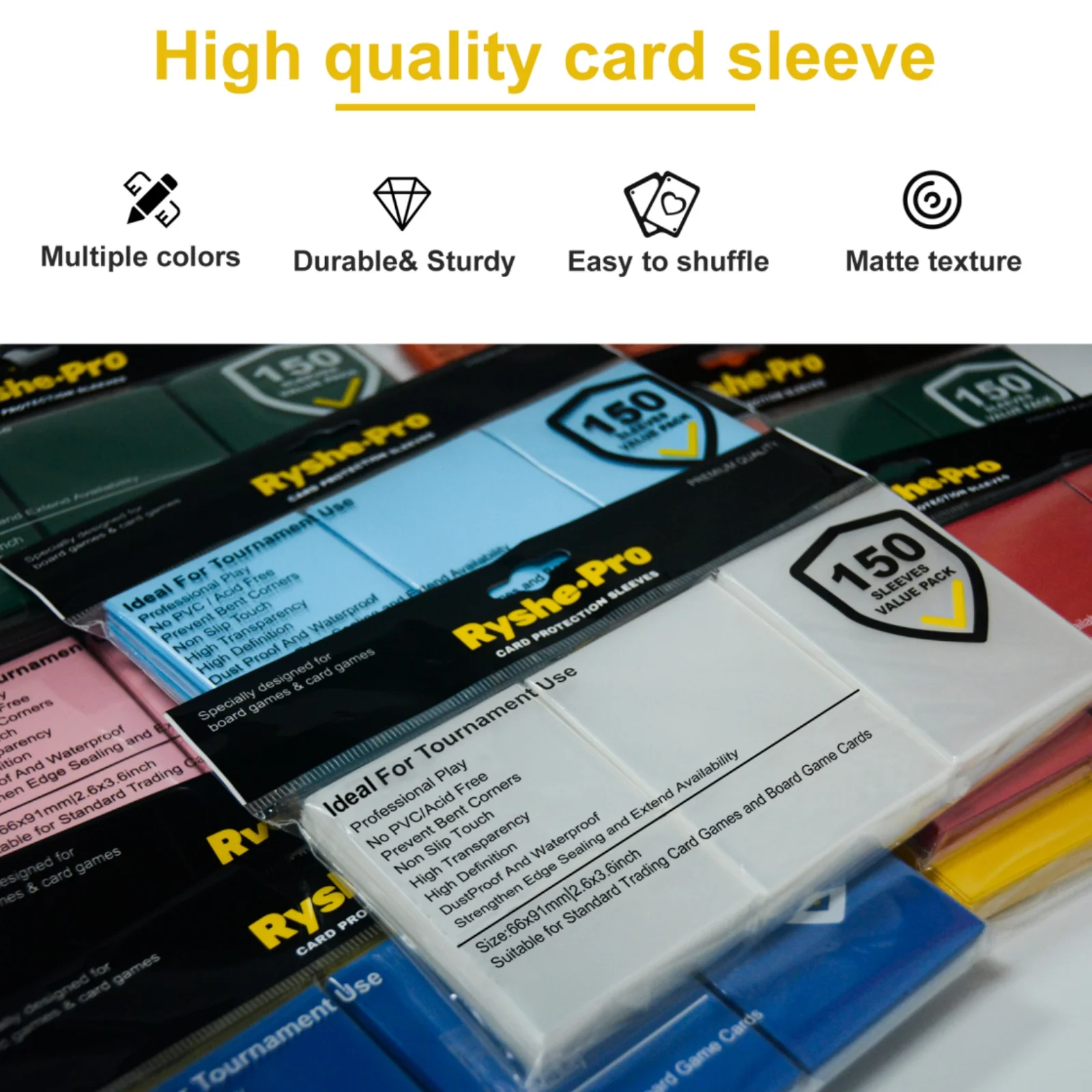 150Pcs 66*91mm Premium Card Sl – обзор и цена Card Penny Sleeve