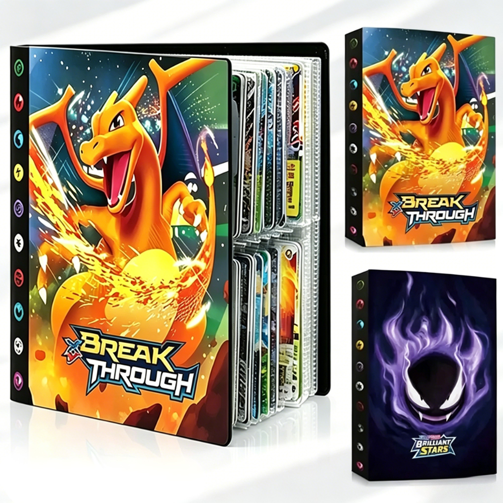 HOT 240PCS Pok é mon Cards Alb – обзор и цена Pokemon Binder Card