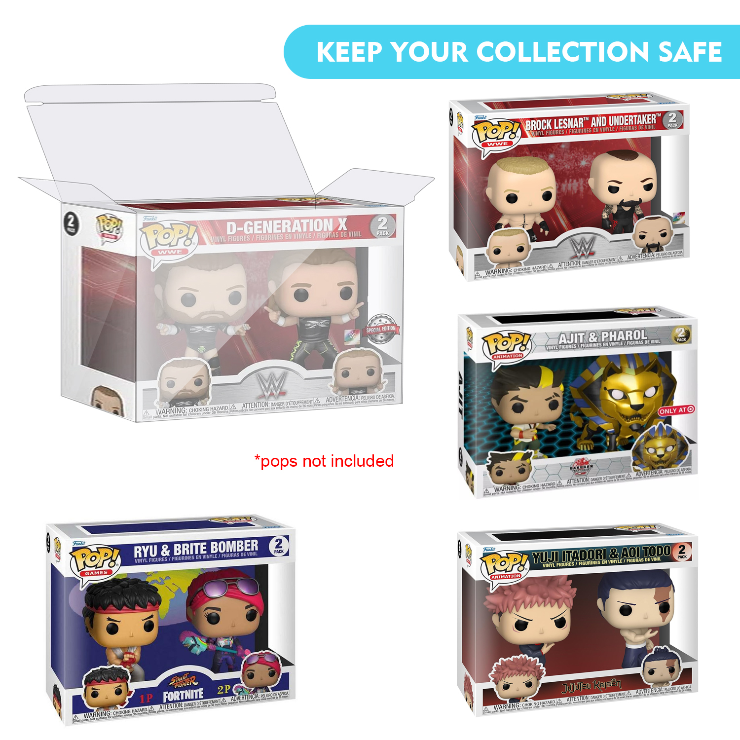 HIGOPLAY 2 in 1 Pack Protectiv – обзор и цена Funko Pop Protector