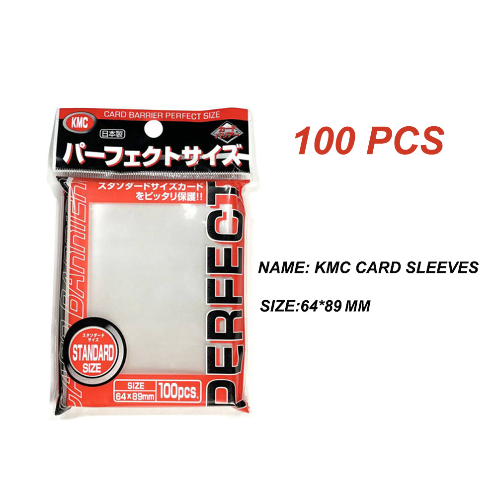 64x89mm 100PCS Transparent KMC – обзор и цена Card Penny Sleeve