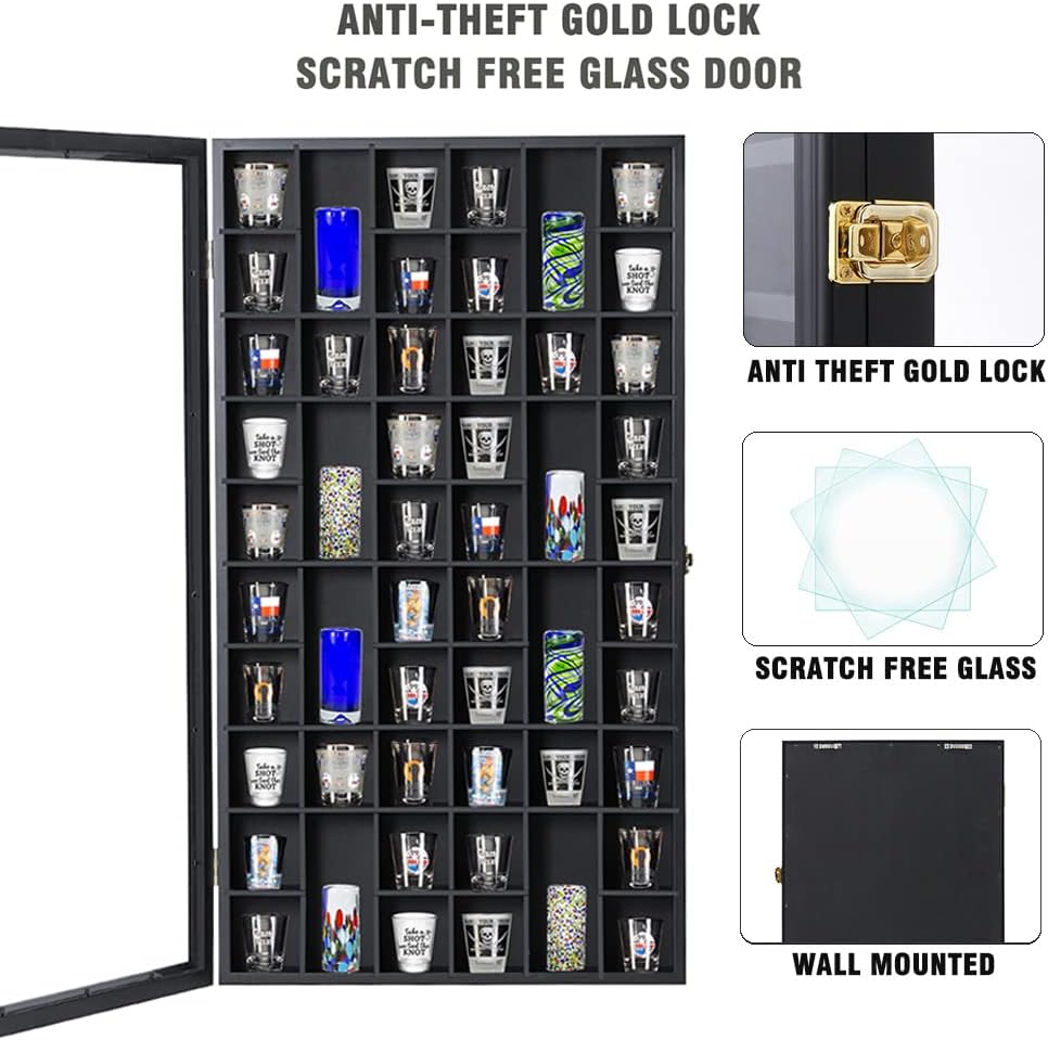 Large Shot Glass Display Case, – обзор и цена Display Case Acrylic