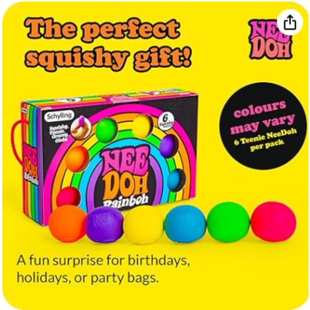New Schylling Needoh Rainbow T – обзор и цена Mystery Box Blind Bag