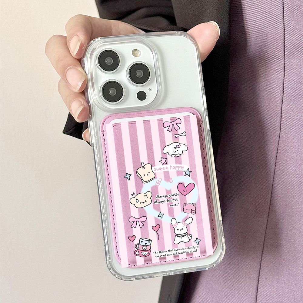 Cute Girly Sketch Style Leathe – обзор и цена Card Top Loader