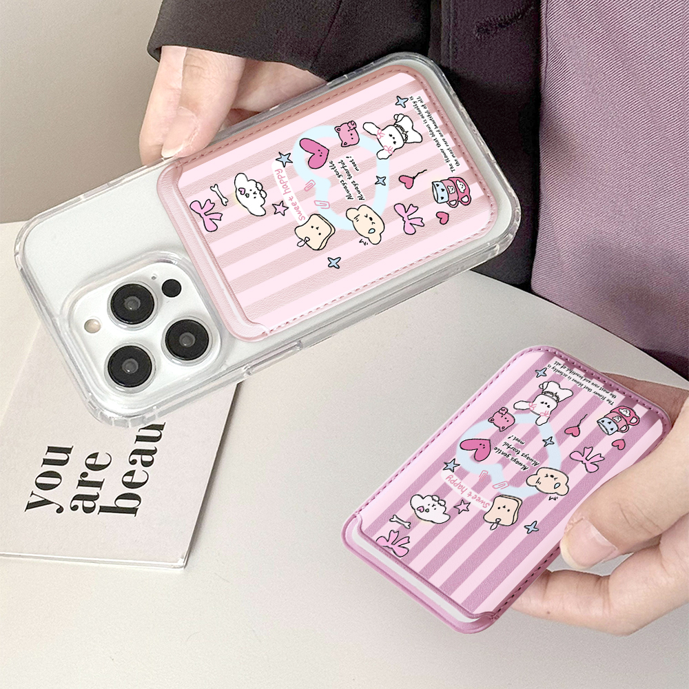 Cute Girly Sketch Style Leathe – обзор и цена Card Top Loader