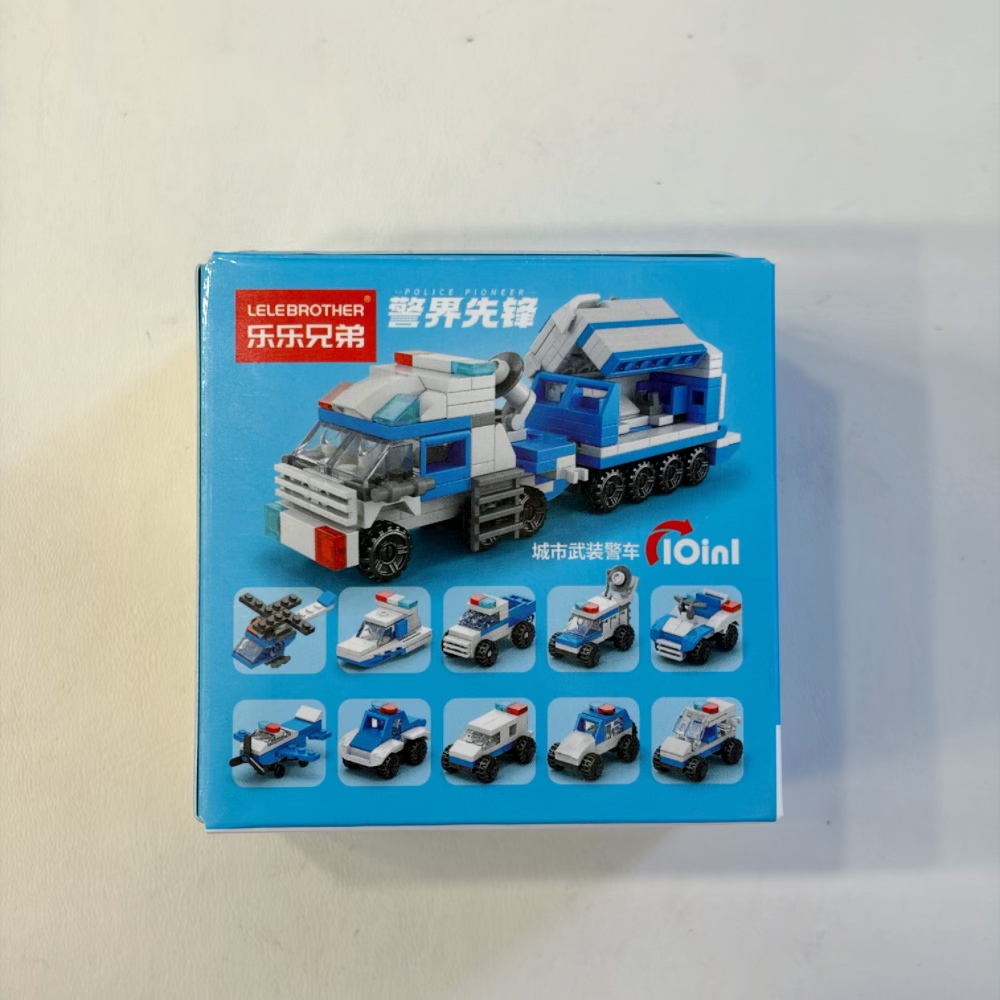 2-in-1 Police Helicopter Build – обзор и цена Building Block Mini