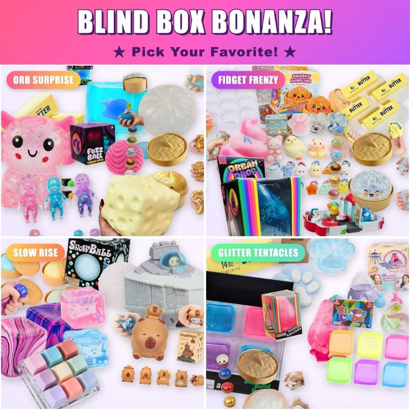 Squish Time Nee Doh Mystery Bl – обзор и цена Mystery Box Blind Bag