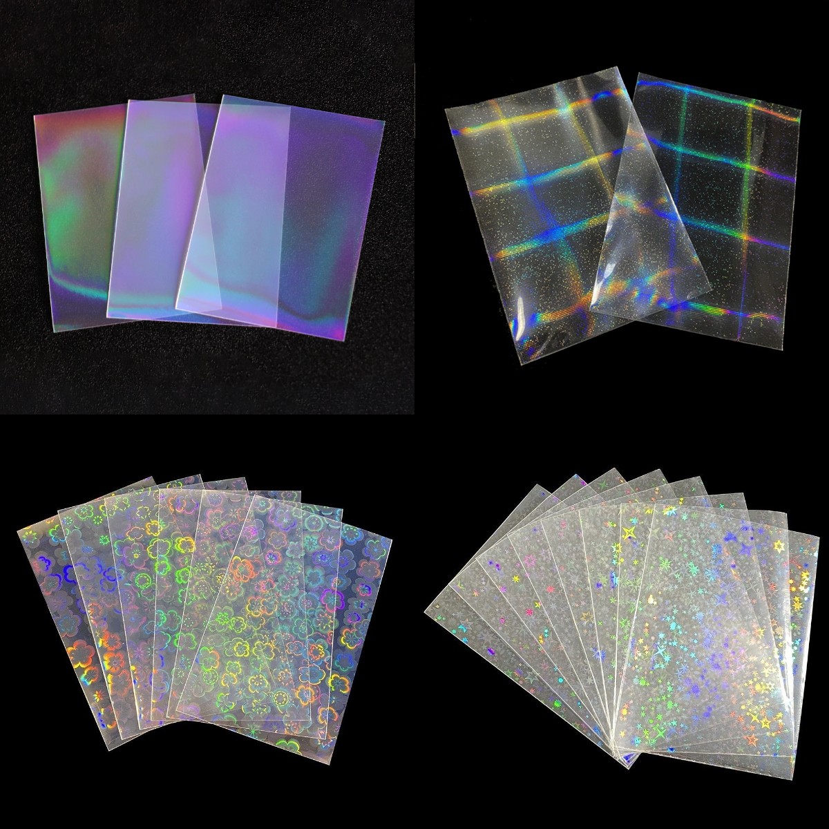 100PCS Holographic Card Sleeve – обзор и цена Card Penny Sleeve
