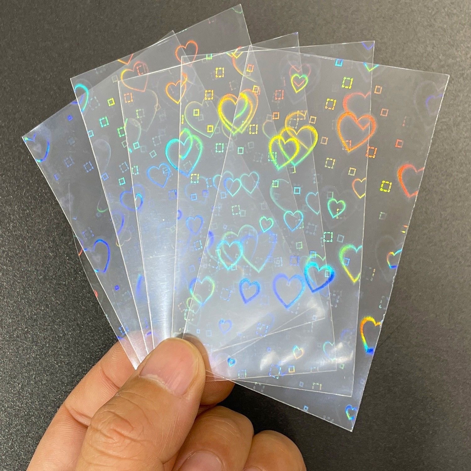 100PCS Holographic Card Sleeve – обзор и цена Card Penny Sleeve