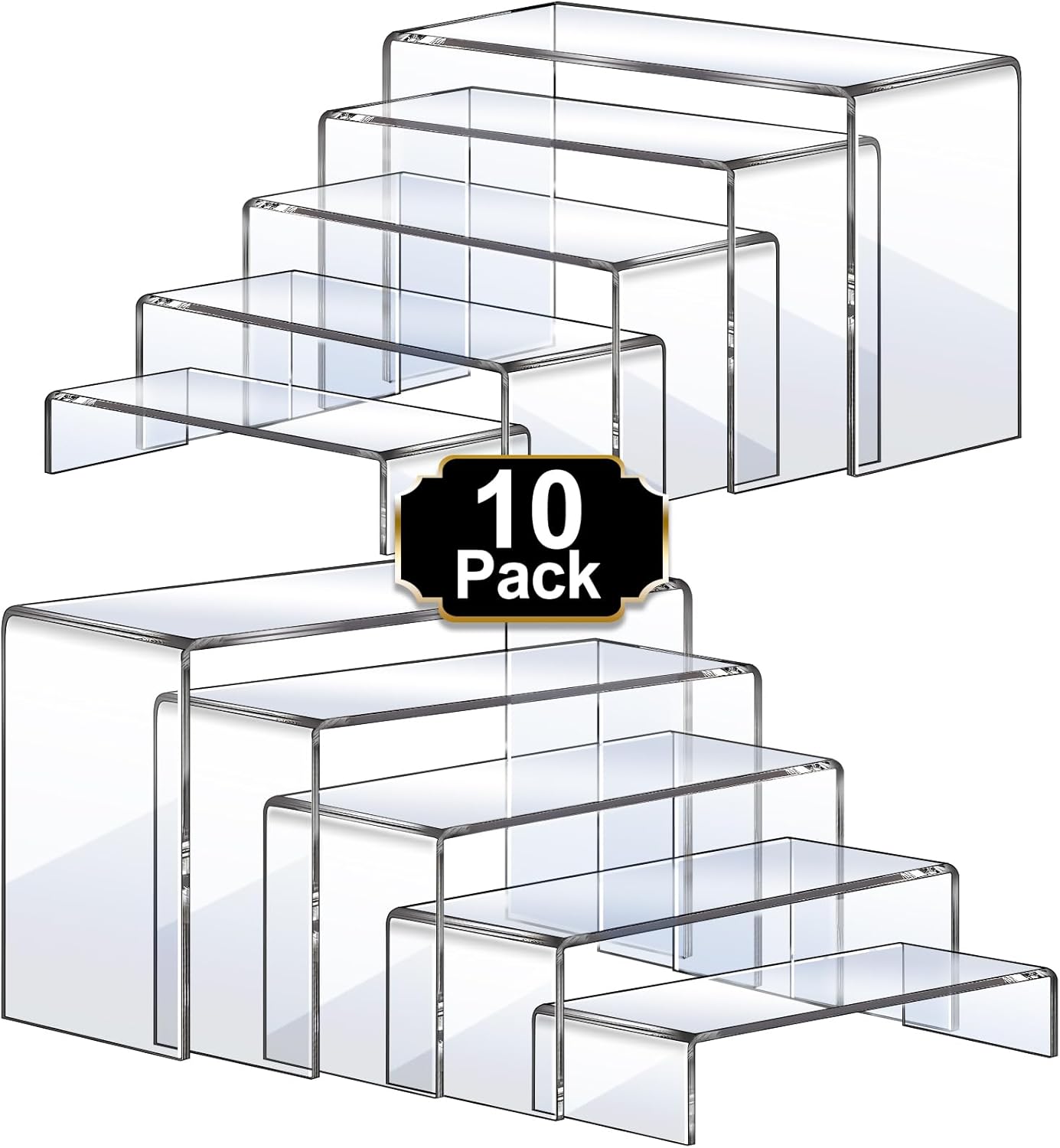 Acrylic Risers 10 Pcs 2 Set Di – обзор и цена Display Risers Set