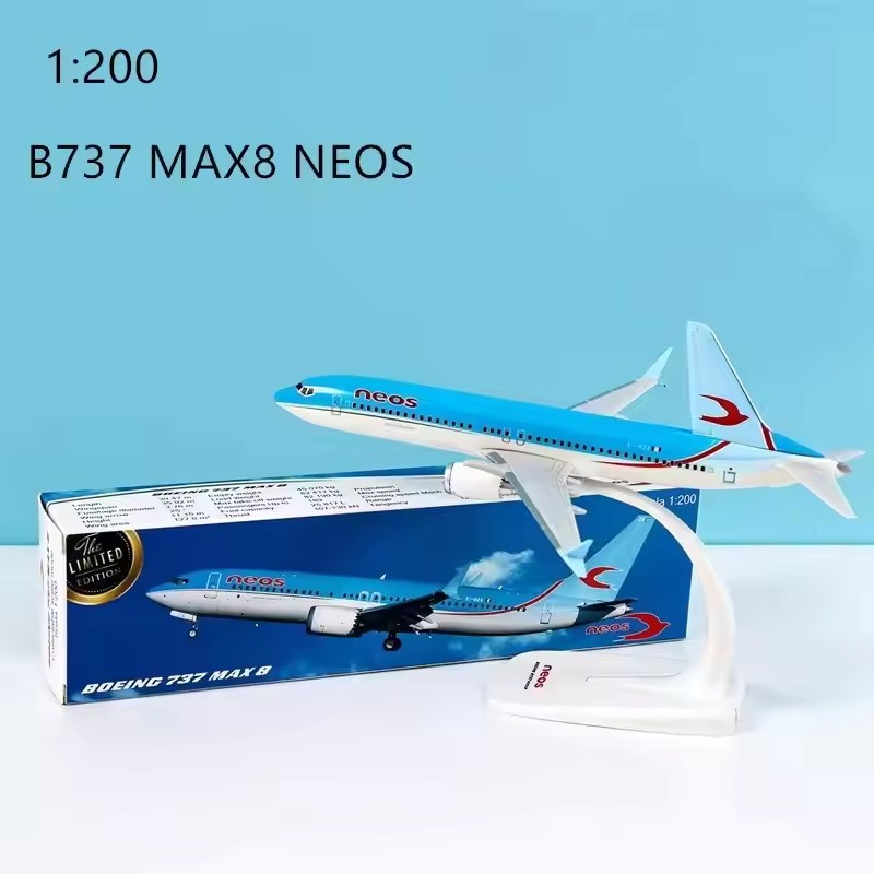 1:200 Scale B737 MAX8 Neos Air – обзор и цена Model Airplane Plastic
