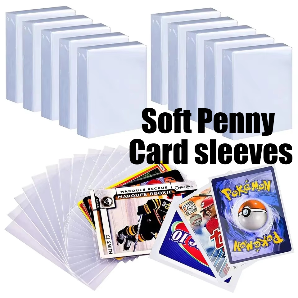 100-600pcs Card Sleeves Hard S – обзор и цена Card Penny Sleeve