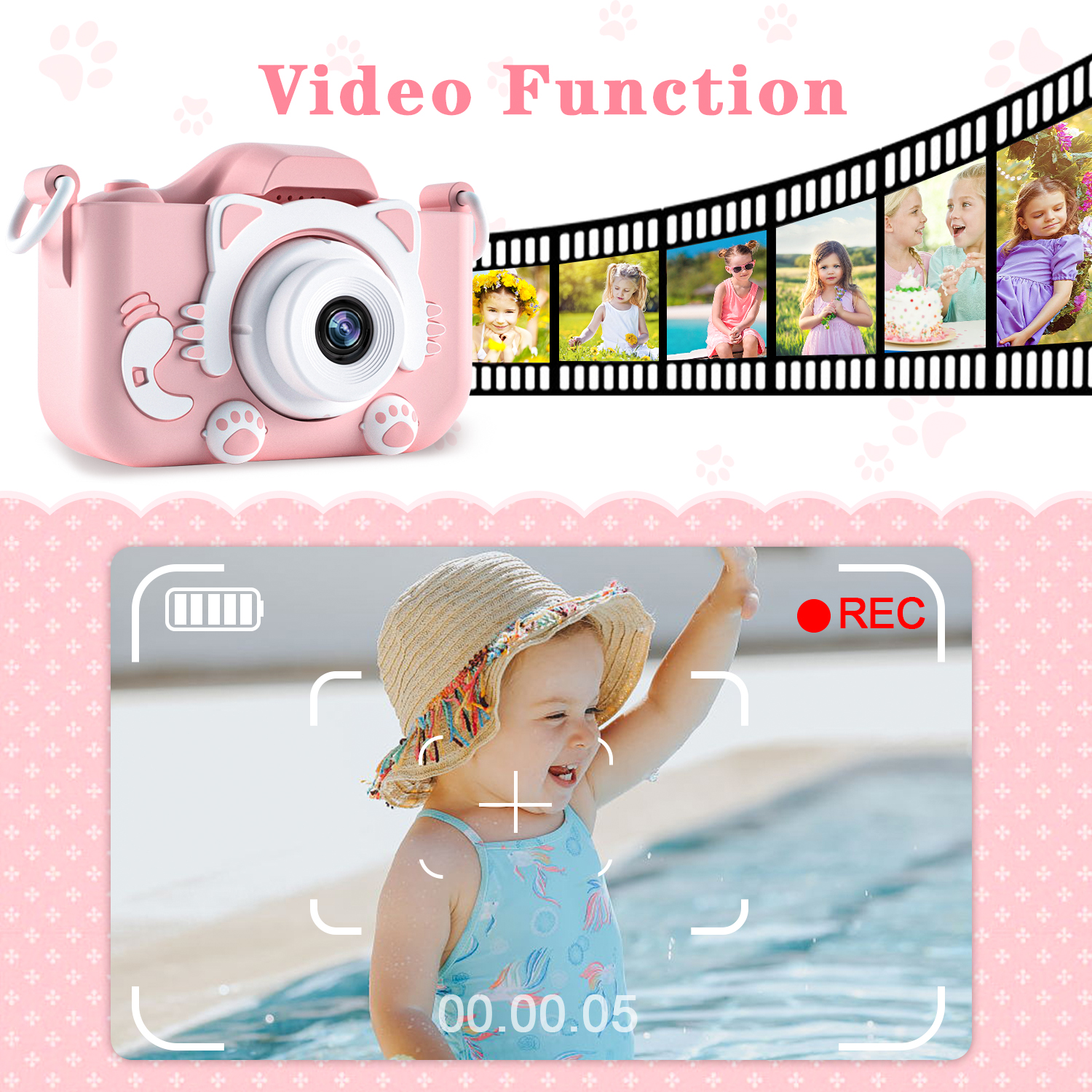 Kids Camera for Girls 1080P HD – обзор и цена Graded Card Display