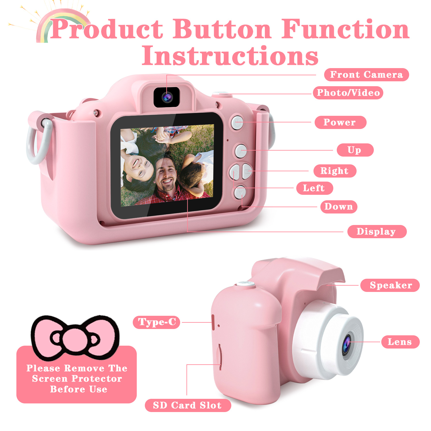 Kids Camera for Girls 1080P HD – обзор и цена Graded Card Display
