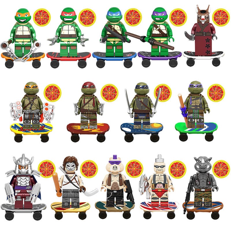 KDL831 cartoon series Teenage  – обзор и цена Building Block Mini