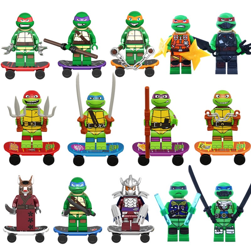 KDL831 cartoon series Teenage  – обзор и цена Building Block Mini