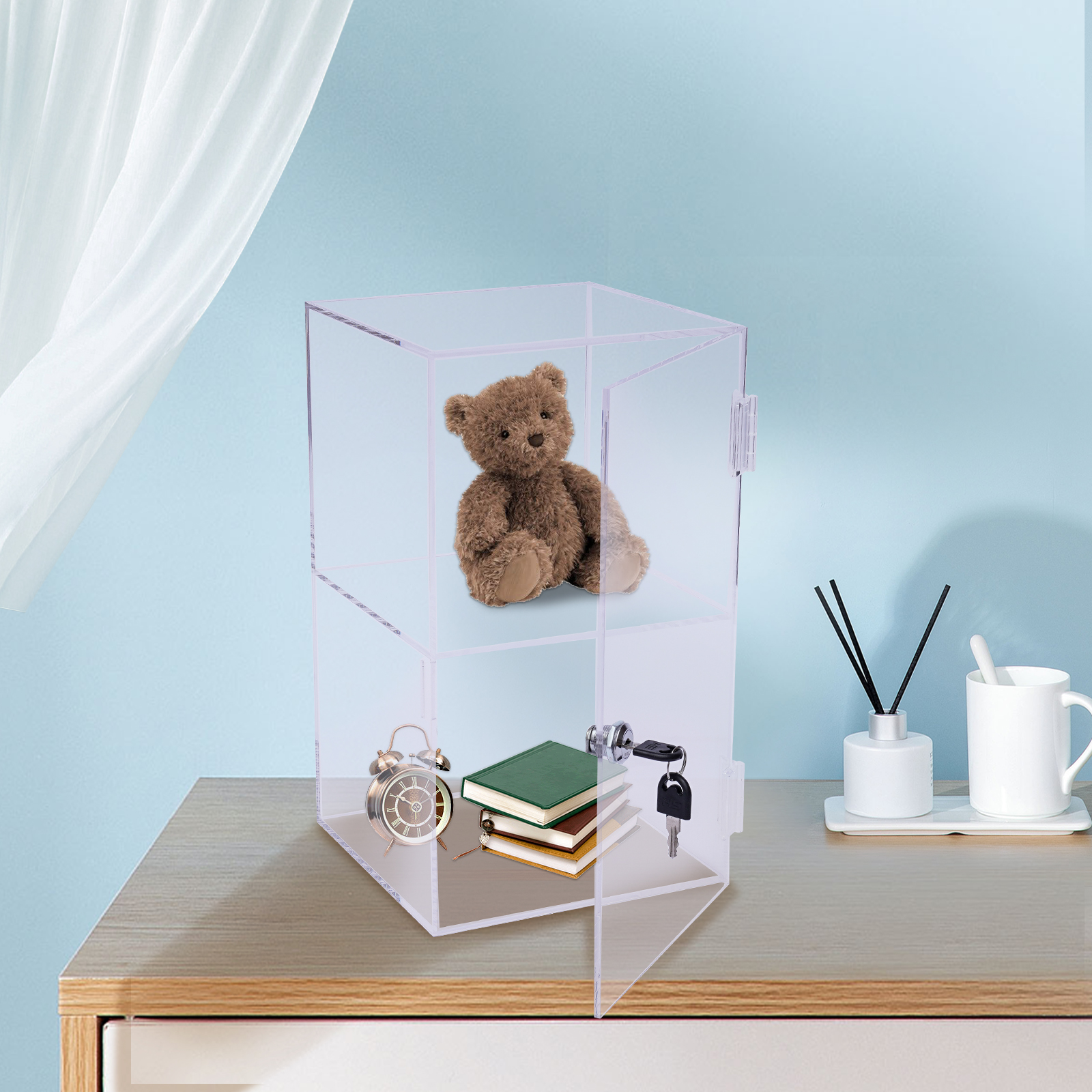 Transparent Acrylic 20x20x35cm – обзор и цена Display Case Acrylic