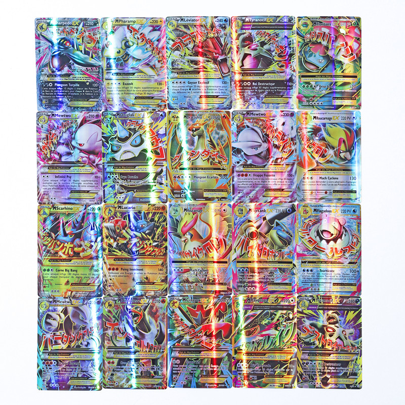 20PCS new French Pokemons Card – обзор и цена Pokemon Binder Card