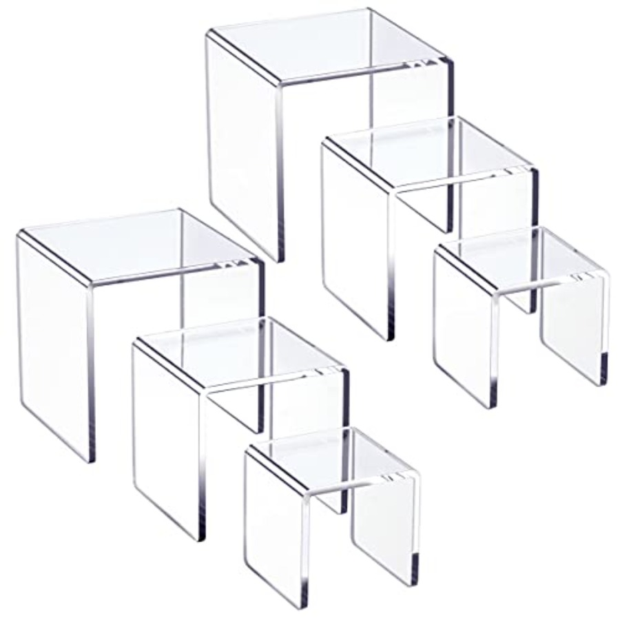 Clear Acrylic Display Risers 2 – обзор и цена Display Risers Set