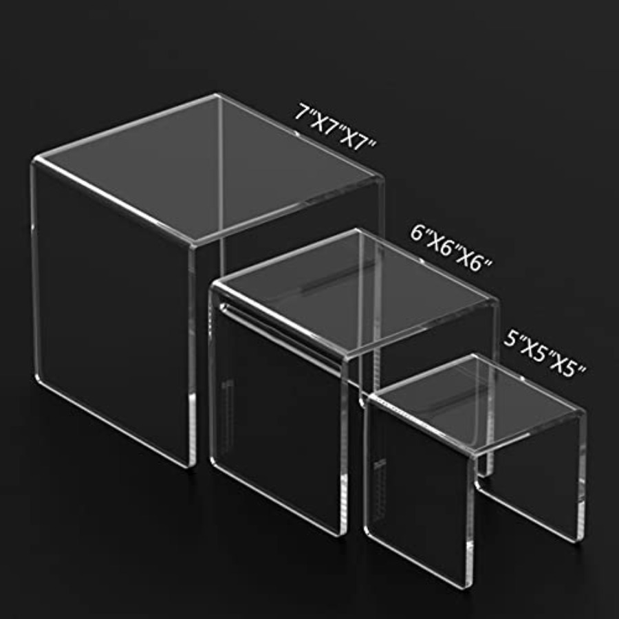 Clear Acrylic Display Risers 2 – обзор и цена Display Risers Set