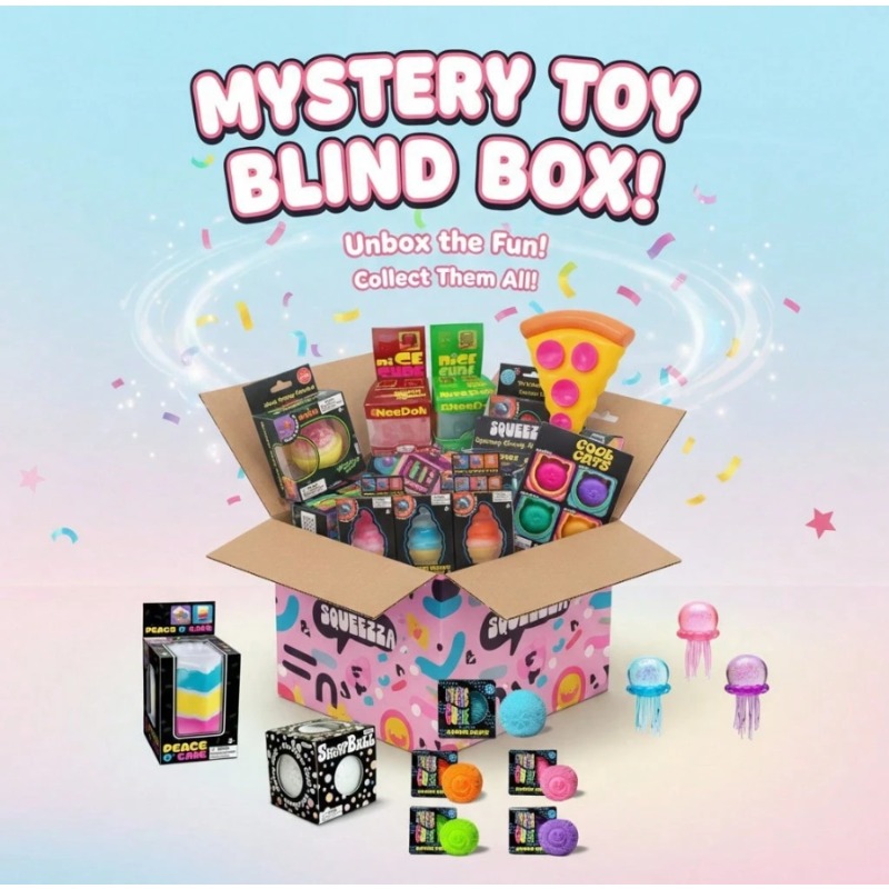 Cute Food & Ocean Squishy Blin – обзор и цена Mystery Box Blind Bag