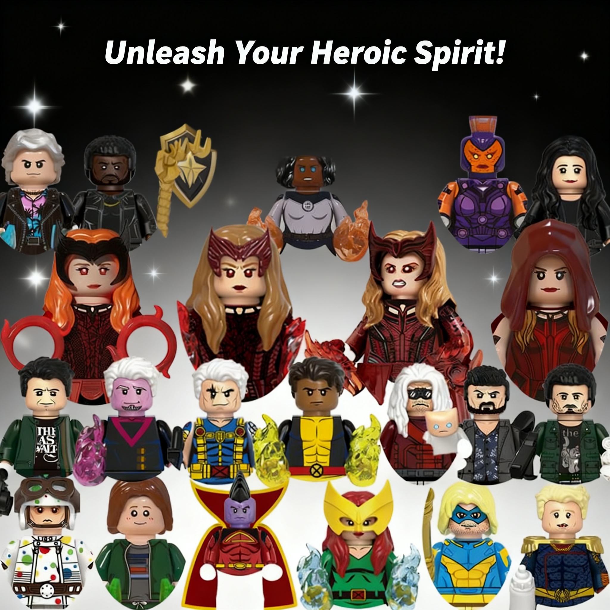 New Wanda Mini Action Figures  – обзор и цена Building Block Mini