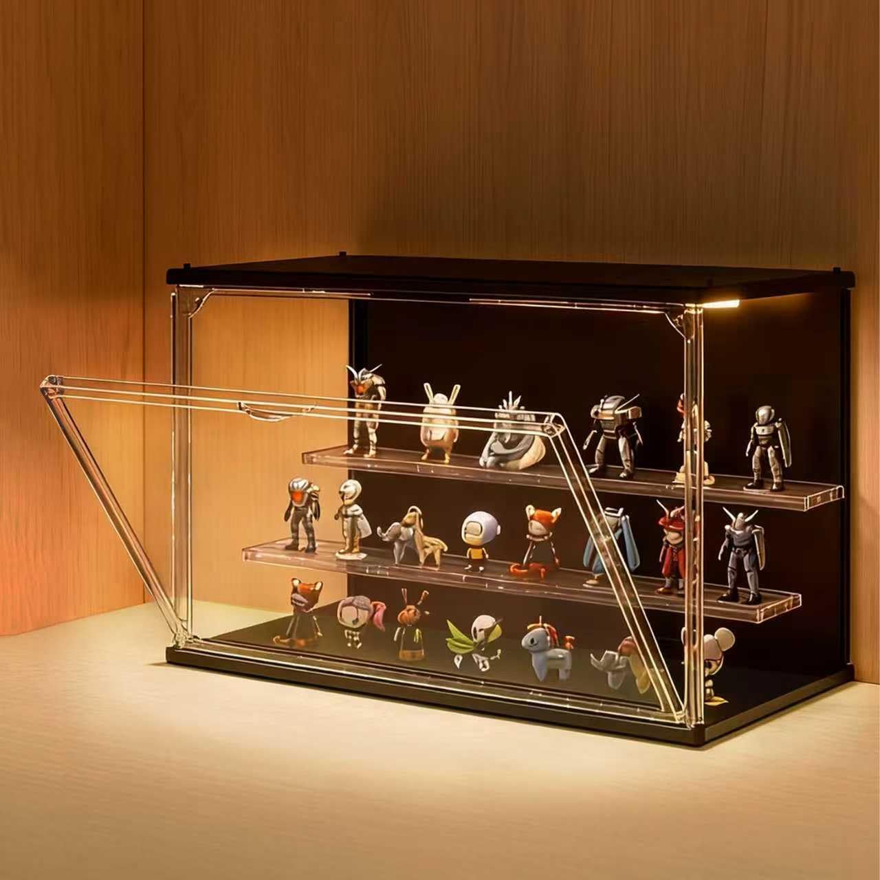 3-Tier Stackable LED Display C – обзор и цена Display Case Acrylic