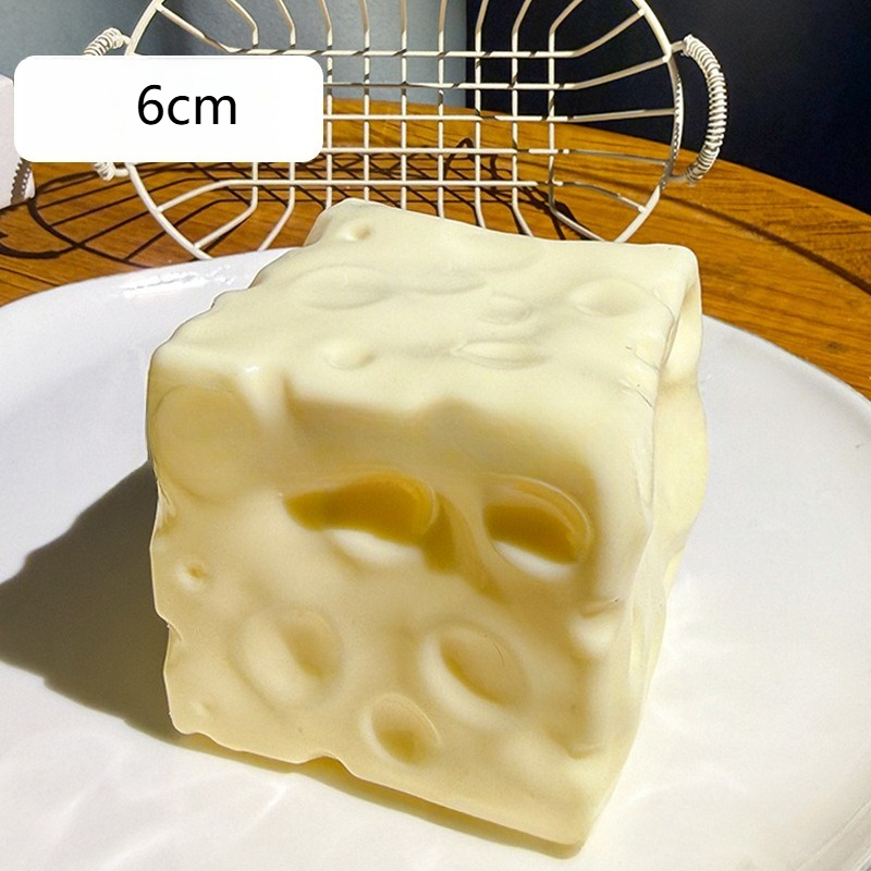 Jumbo Cheese Cube Stress Ball  – обзор и цена Fidget Cube Original